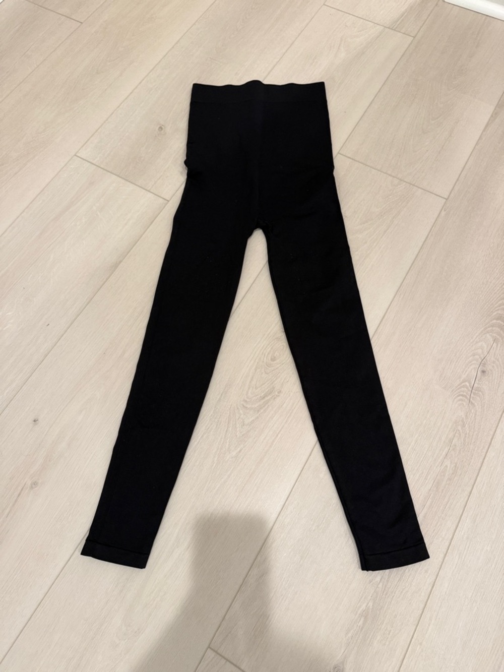 BLANQI Black Maternity Compression Leggings - Comfortable Postpartum Size S